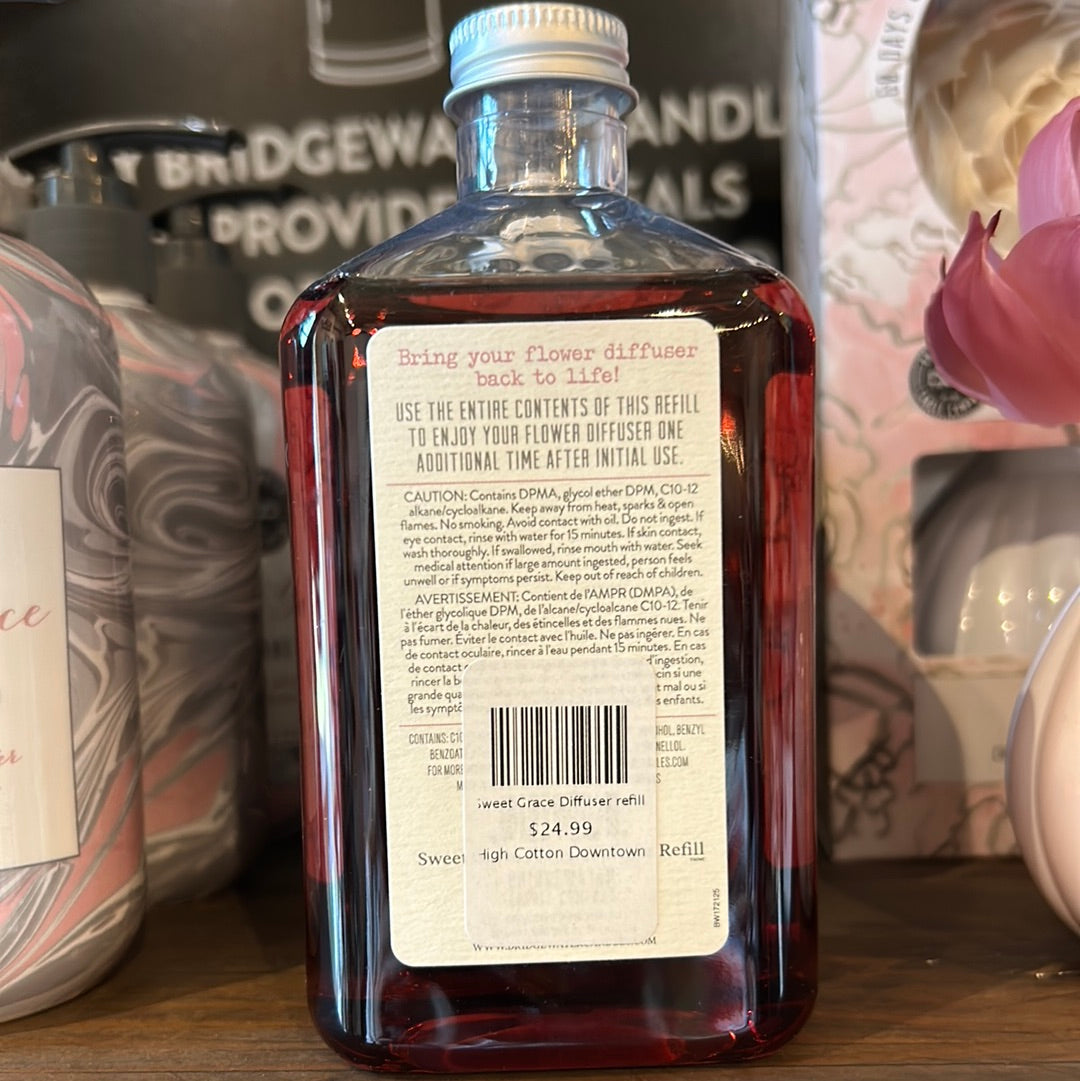 Sweet Grace flower diffuser refill.