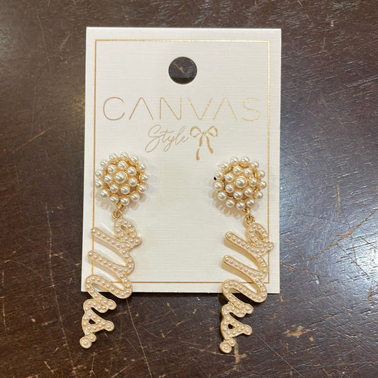 Miss To Mrs. Earrings