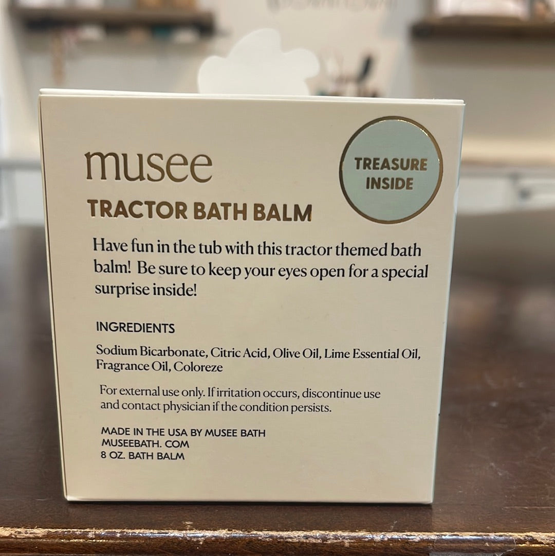 Musee Tractor boxed bath balm.