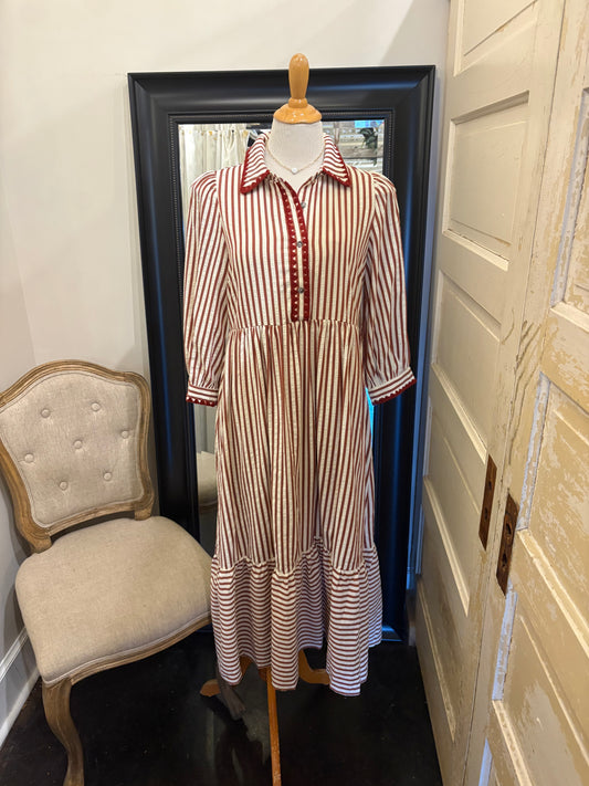 Always Autumn Striped Dress