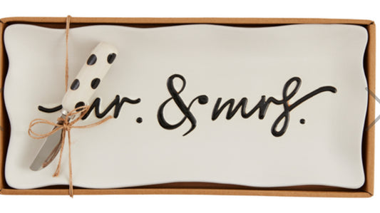Mr and Mrs Hostess Tray Set