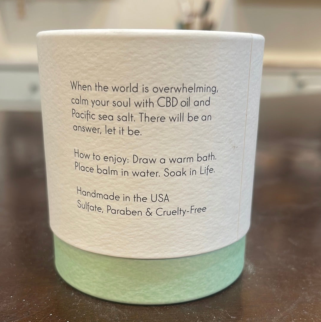 "Let It Be Calm" Musee Therapy Bath Balm.