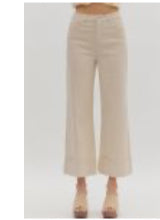 Casual Cropped Pant