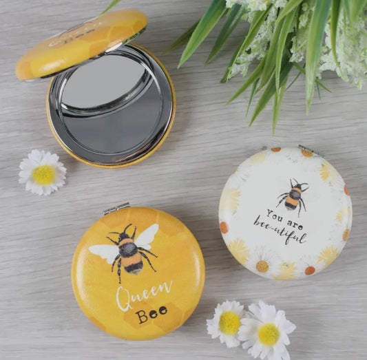 Bee Happy Compact Mirrors