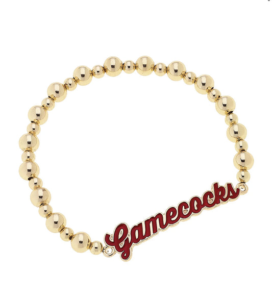South Carolina Gamecocks Autograph Enamel Bracelet