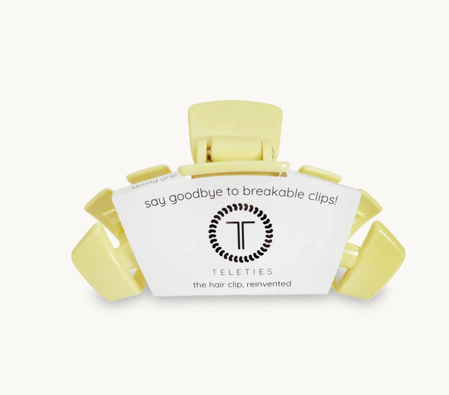 Buttercup classic teletie claw clip.