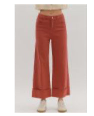 Casual Cropped Pant