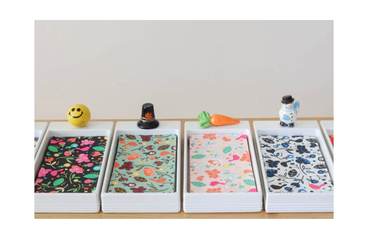 Nora Fleming Pinstripes Guest Towel Holders.