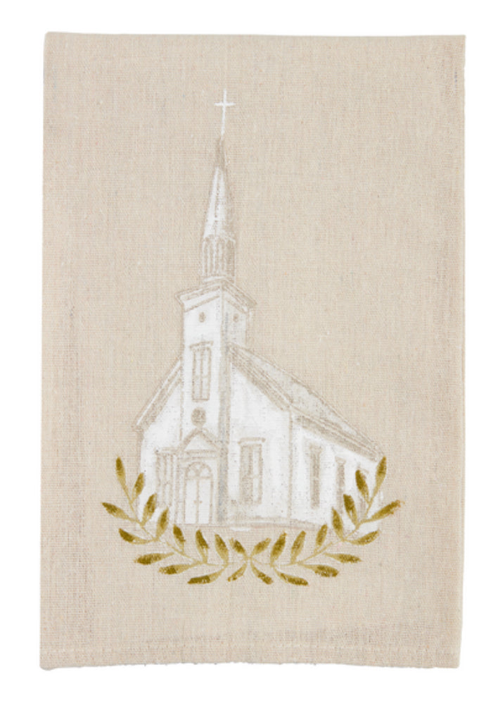 Church Painted Towel