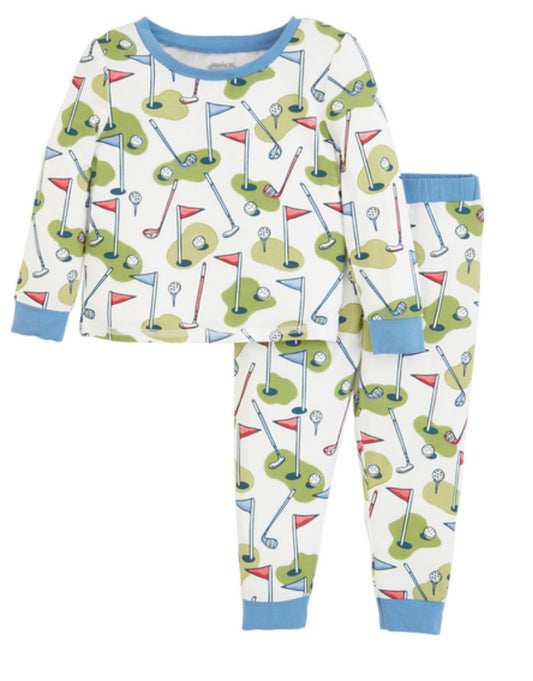 Golf Print Pajamas