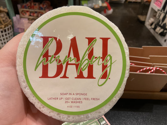 Soap In a Sponge Christmas Collection