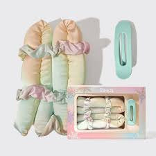 Kitsch Holiday Satin Heatless Styling & Flat Lay Claw 4pc Set n