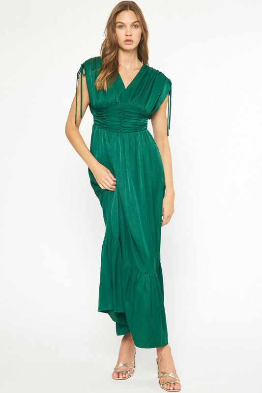 Satin Maxi Dress