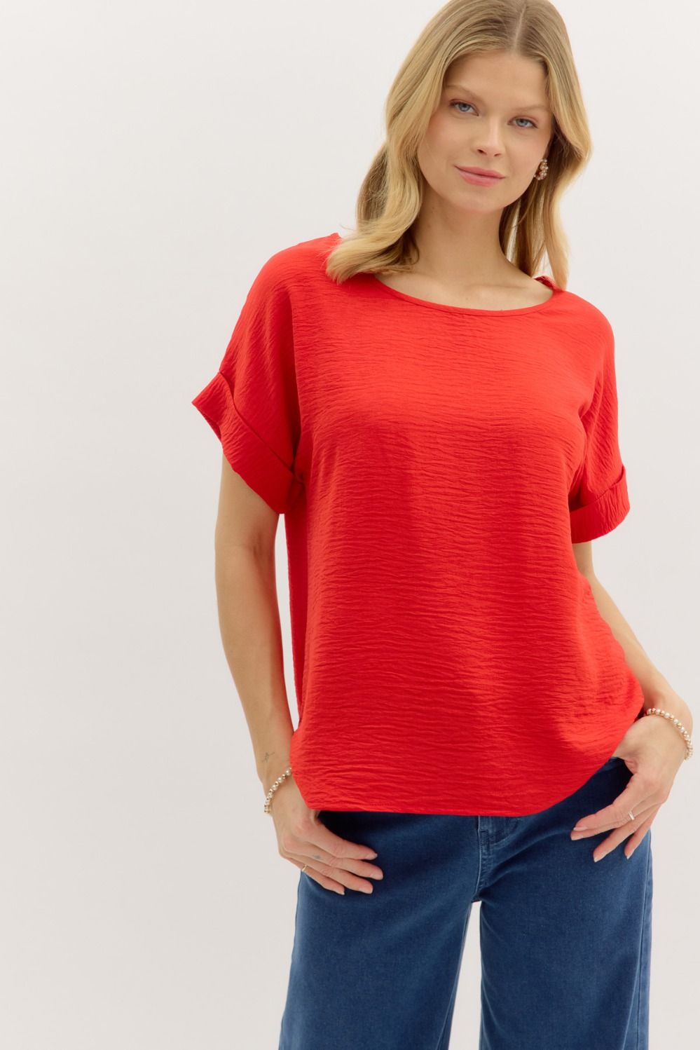 Basic Scoop Neck Shirt