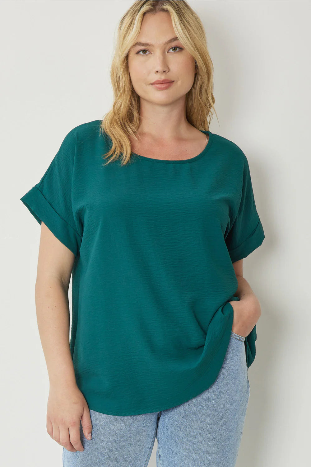 Basic Scoop Neck Shirt