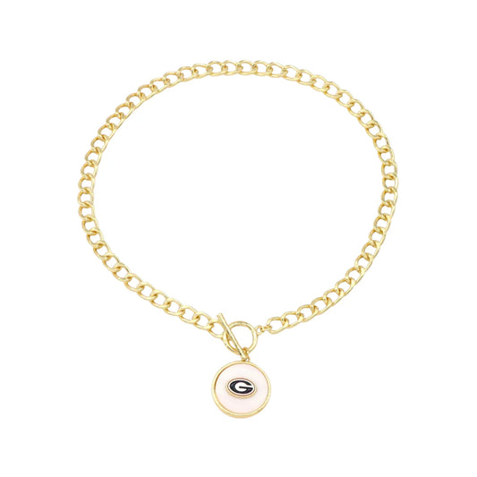 Georgia Logo Necklace