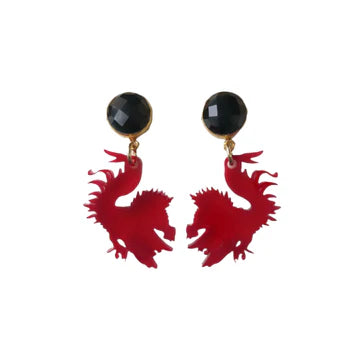 Mini USC Gamecock Earrings