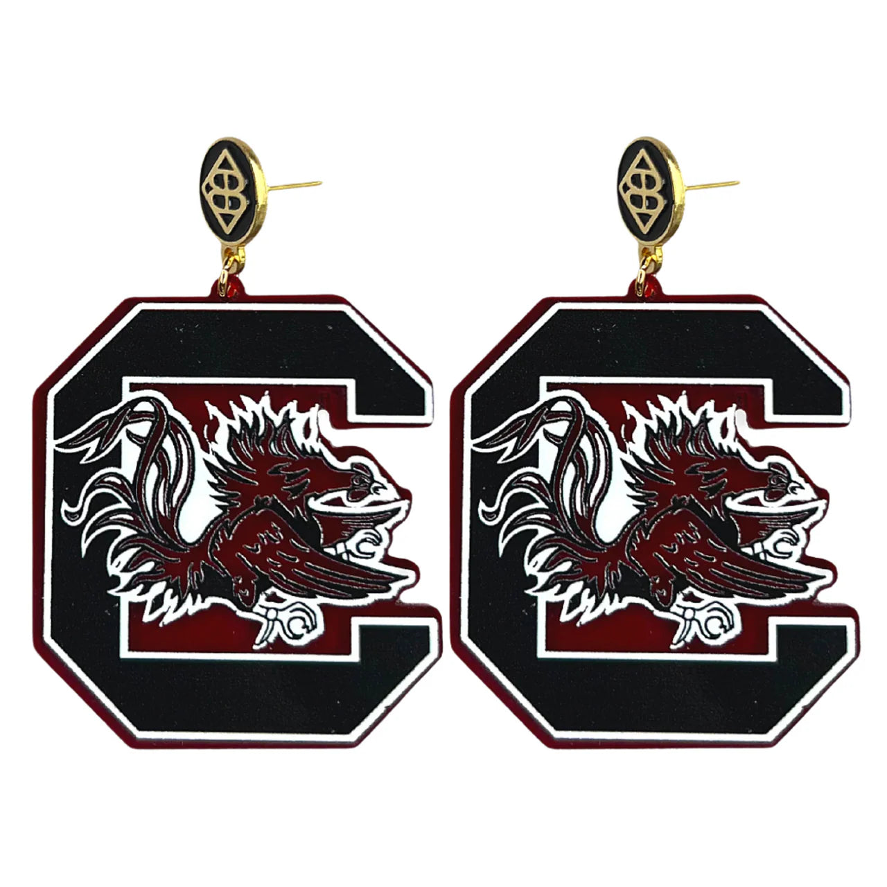 USC Logo Earrings