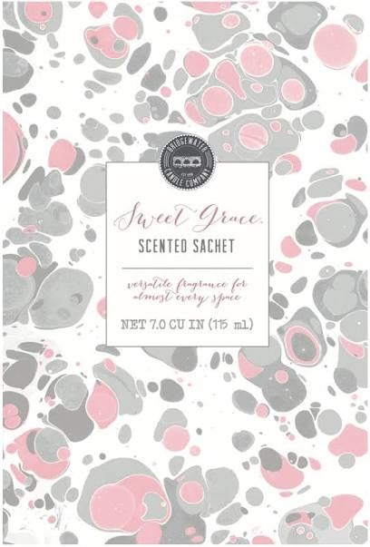 Bridgewater Candle Company Sweet Grace spotted scented sachet.