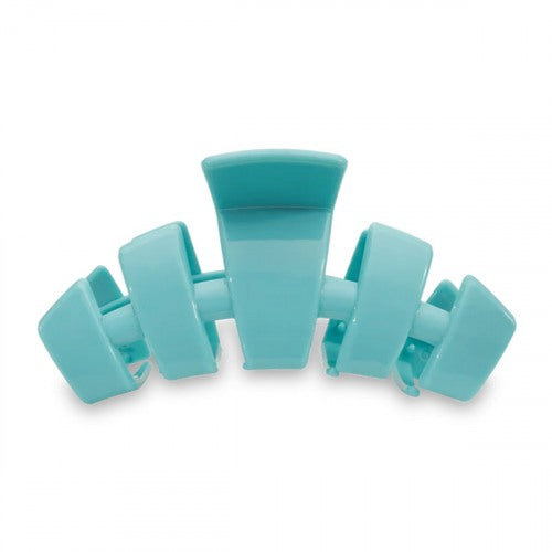 Baby blue classic teletie claw clip.