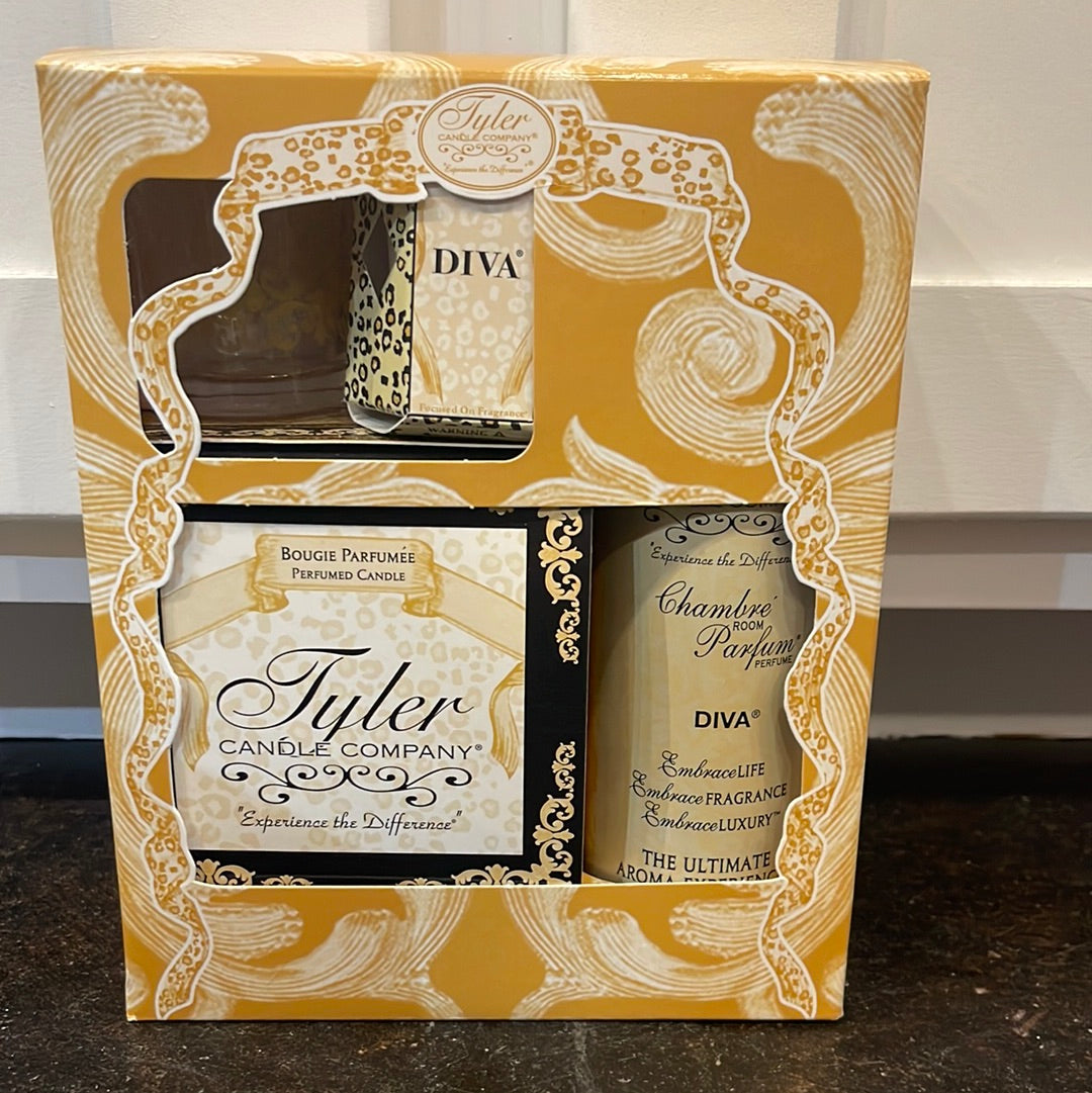 "Diva" Tyler Candle Company Glamorous Gift Suite II.