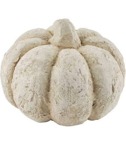 Small Papier-Mâché Pumpkin.