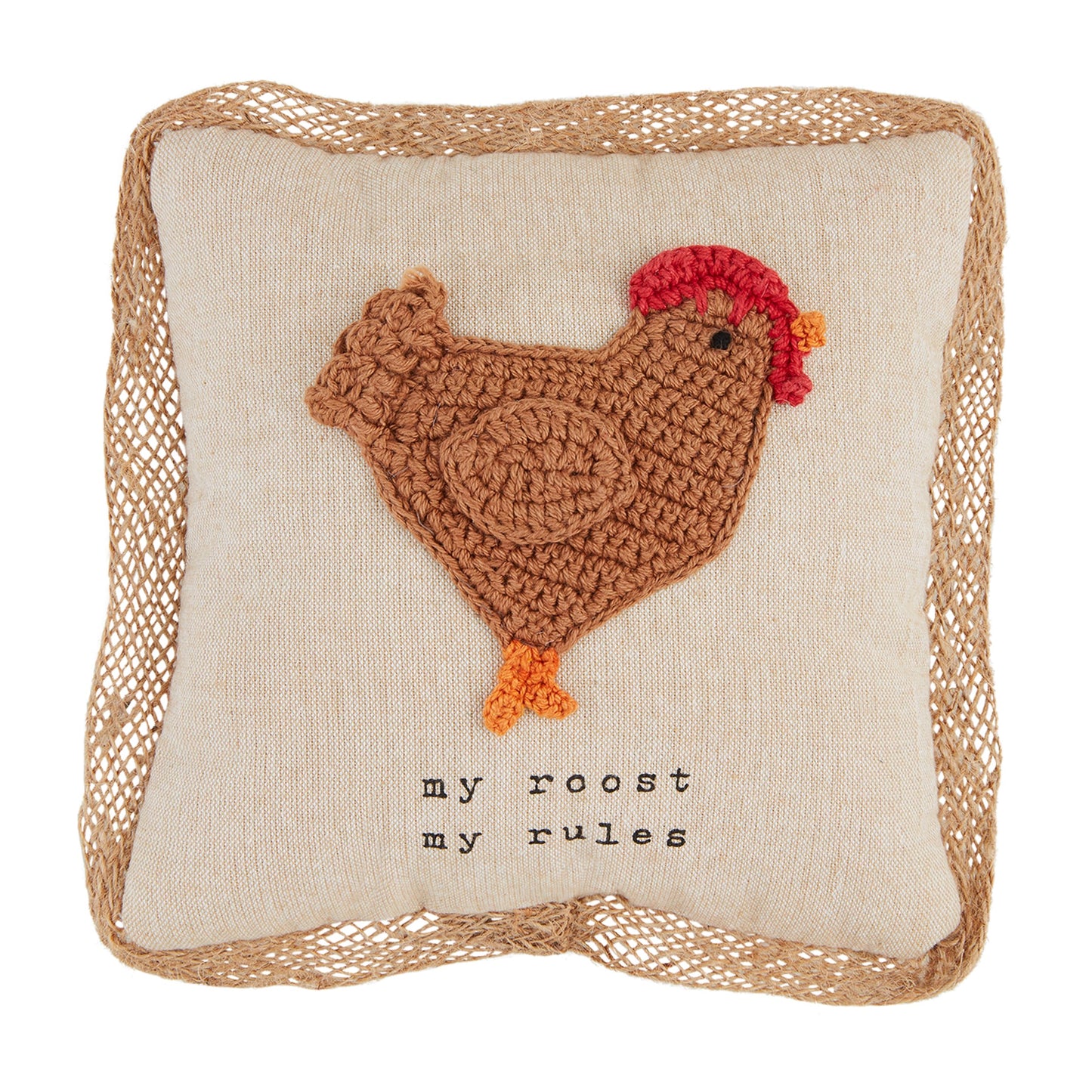 Mini Crochet Farm Pillows