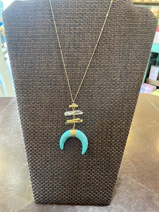 Crescent Statement Necklace