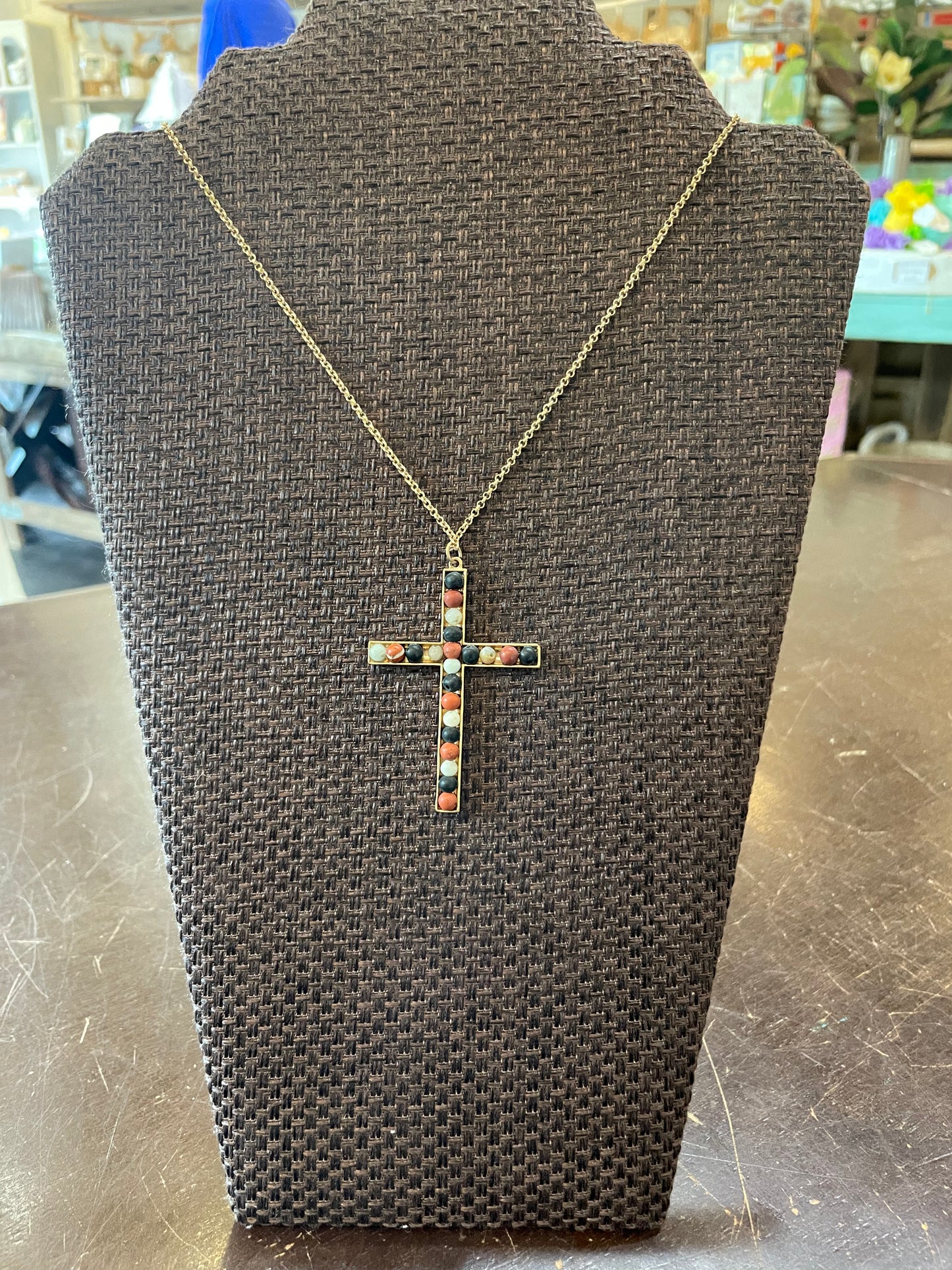 Cross Statement Necklace