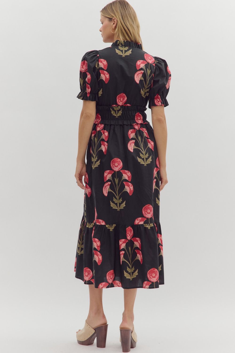 Blooming in Fall Long Dress