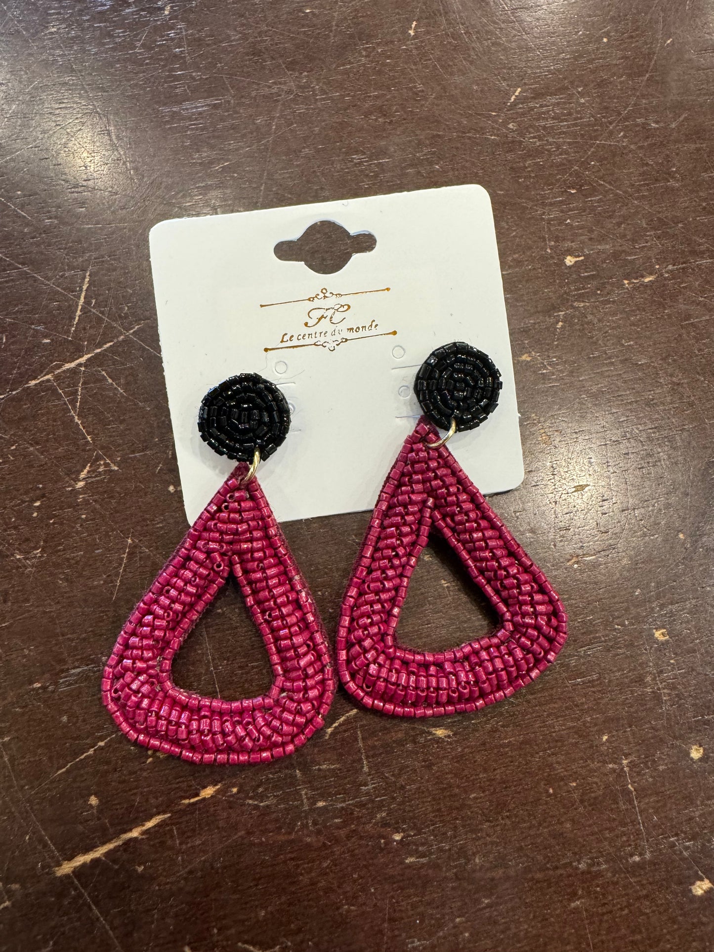 Dangle Beaded Gameday Earrings