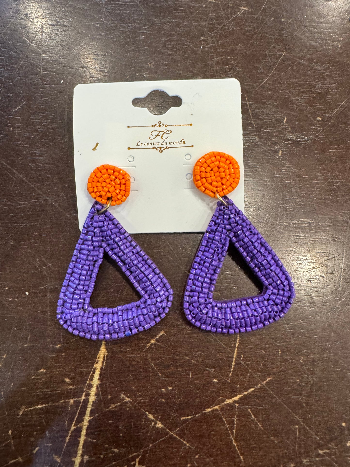 Dangle Beaded Gameday Earrings