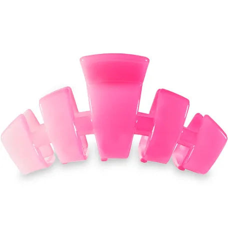 Pink ombré classic teletie claw clip.