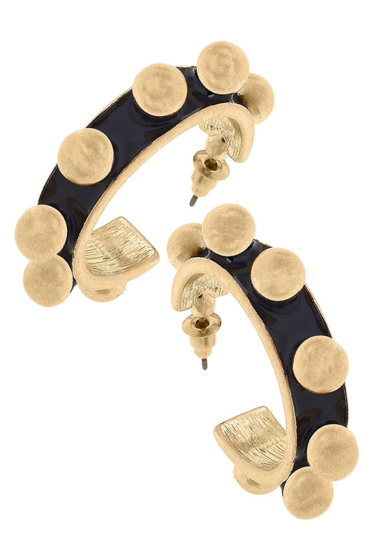 Jenna Chunky Studded Hoop