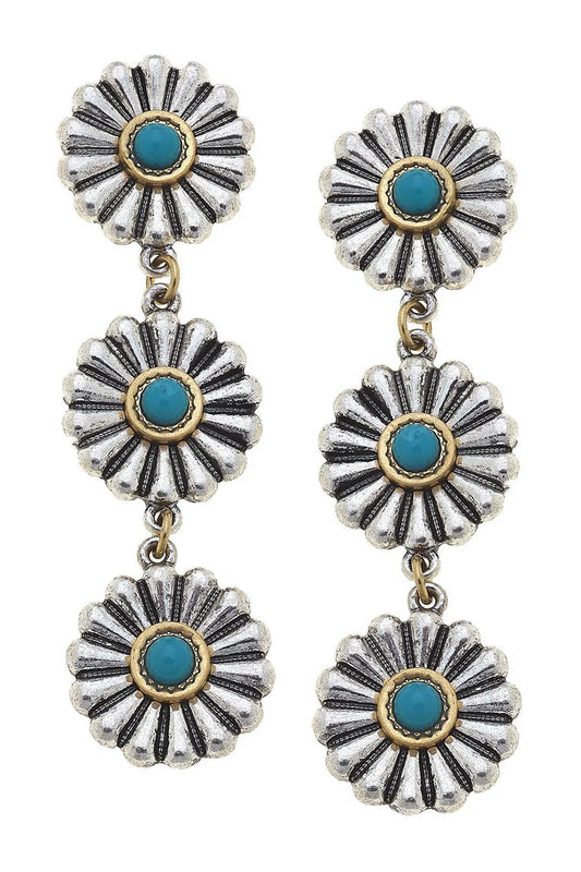 Monica Concho Dangle Earrings