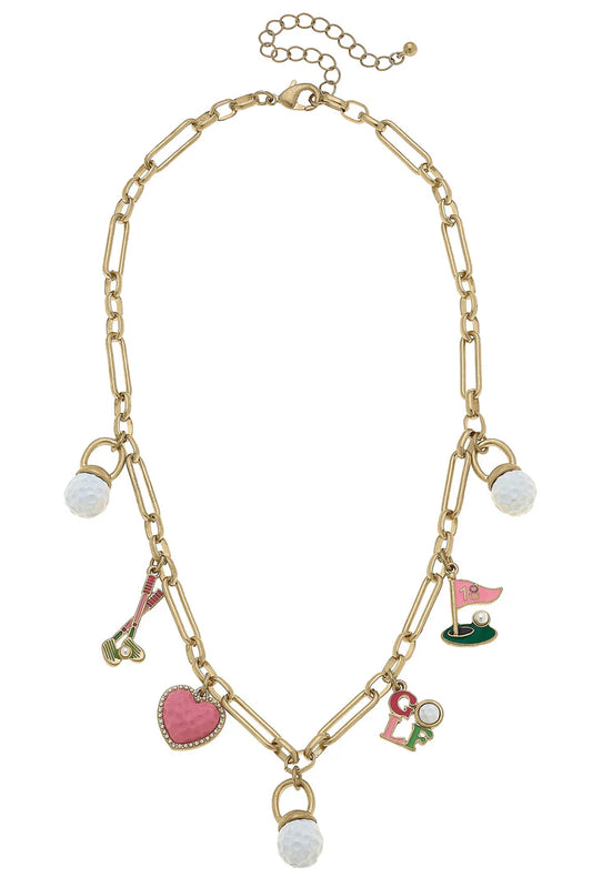 Driving Range Charm Necklace
