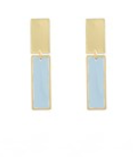Double Bar Drop Earring