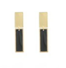 Double Bar Drop Earring