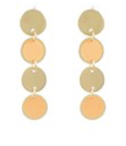 Mini Round 4 Drop Earring