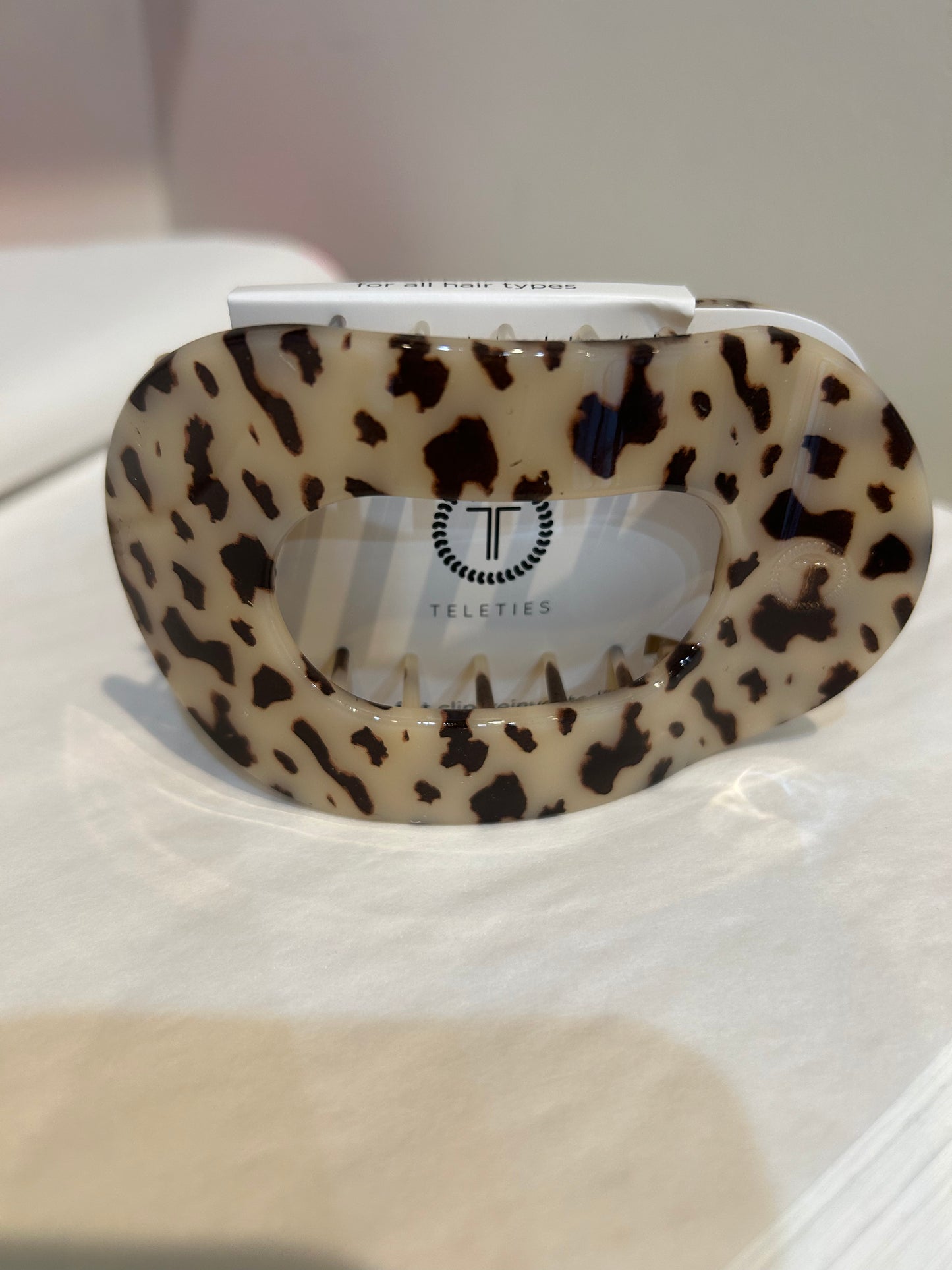 Teleties Flat Round Hair Clip