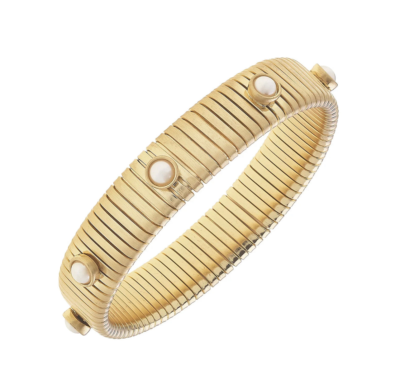 Canvas Winston Pearl Watchband Bangle