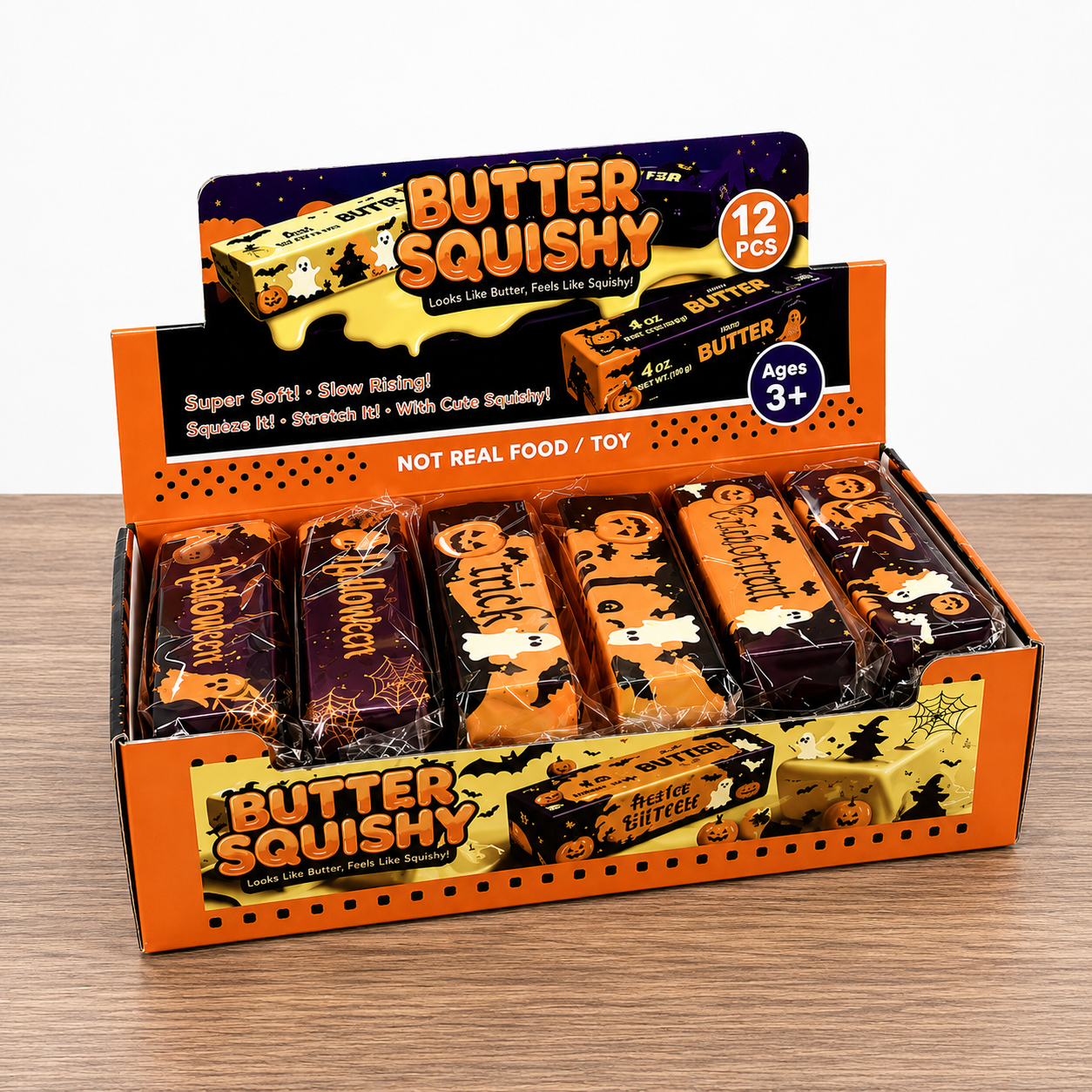 Crosstown Brands - Halloween Butter Squishy – Slow Rise Sensory Toy Squishy
