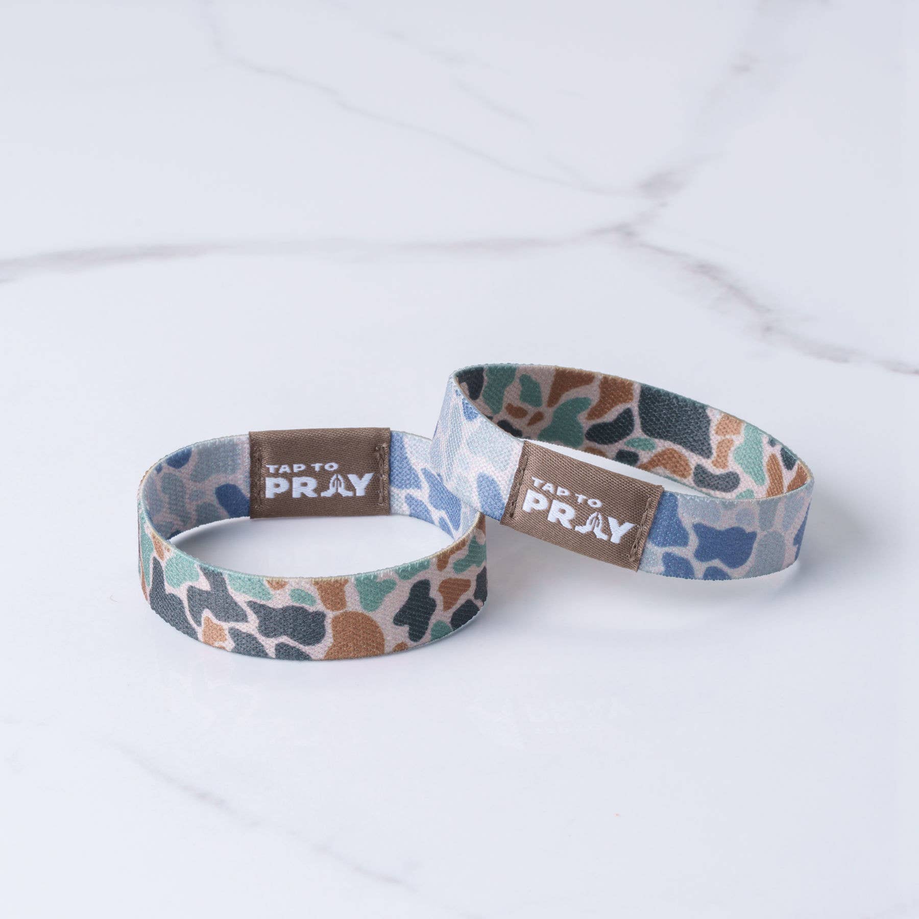 Versible - Tap To Pray™ Wristbands - River Rock Camo Classic & Sage