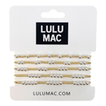 Lulu Mac Big Silver and Little Gold Bracelets