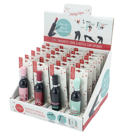 Holiday 3-in-1 Wine and
Bottle Opener