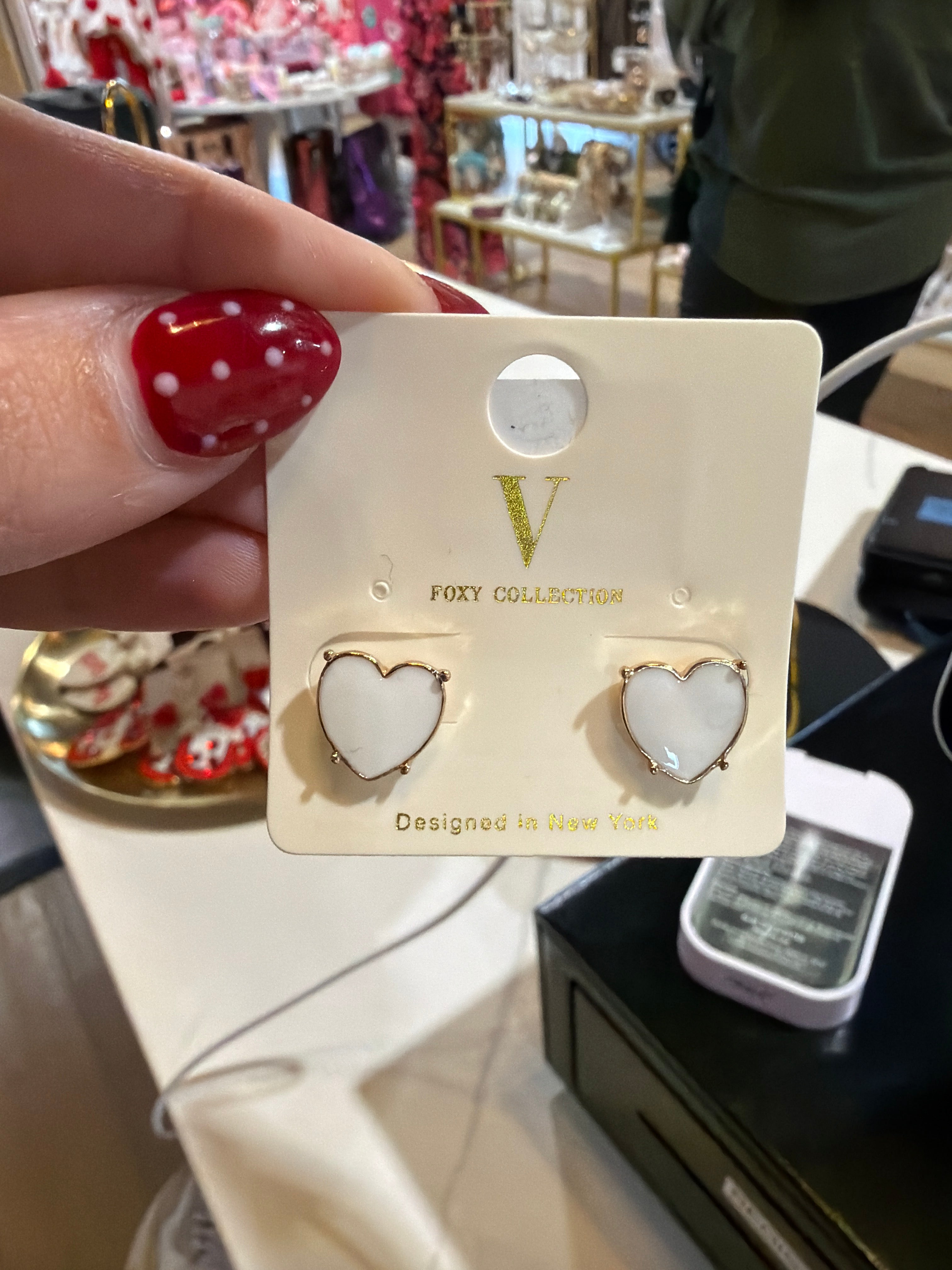 Heart Studs