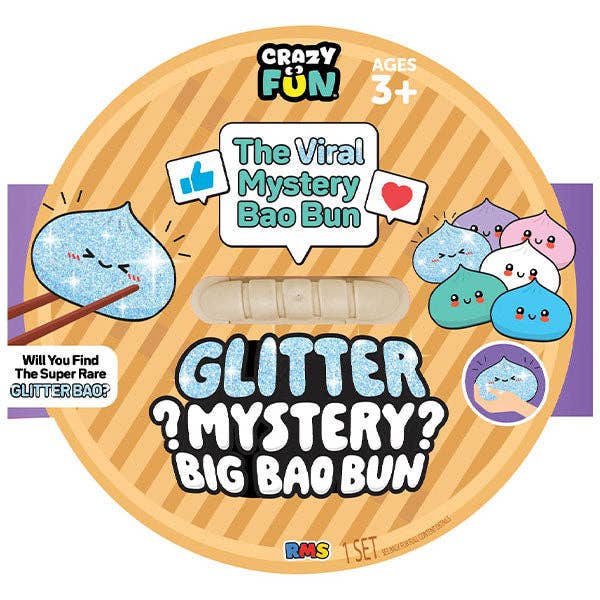 Showcase - Crazy Fun Official Big Mystery 7" Bao Bun – Rare Glitter