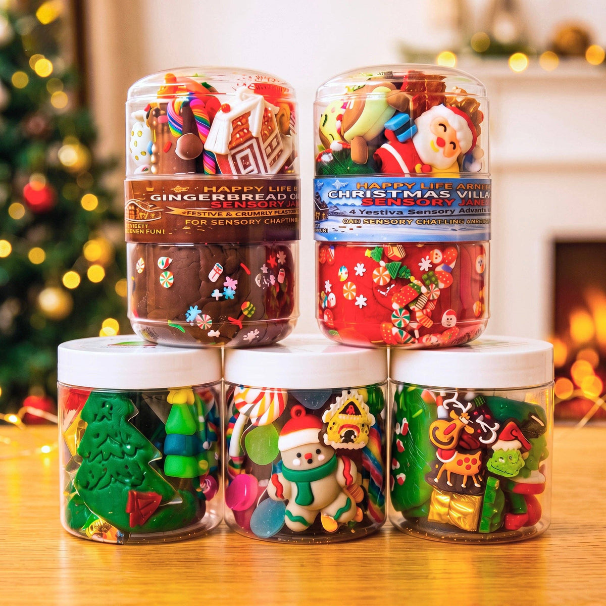Happy Life Magic - Christmas Dough Jars