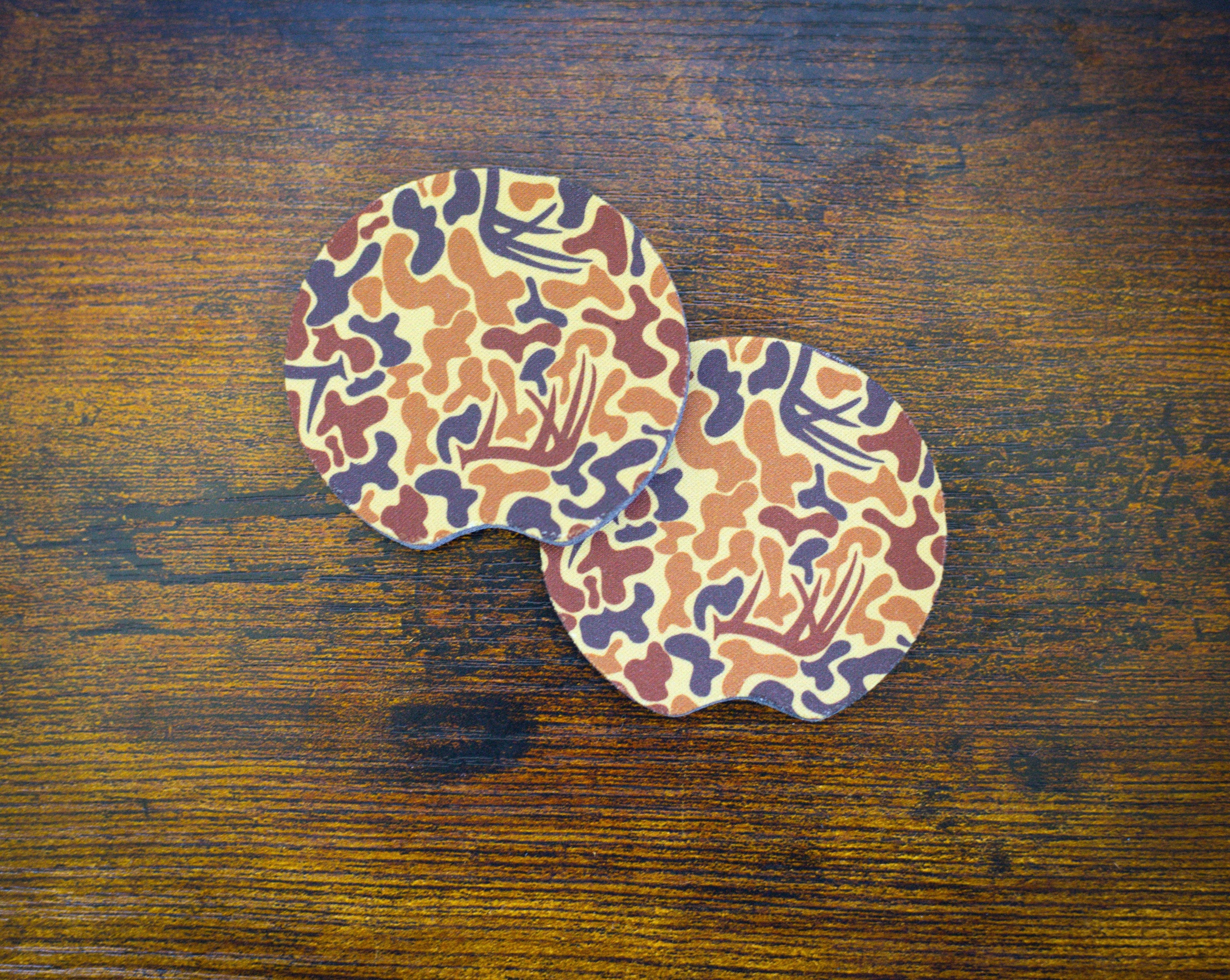 Scent South - Antler Camo - Car Coaster