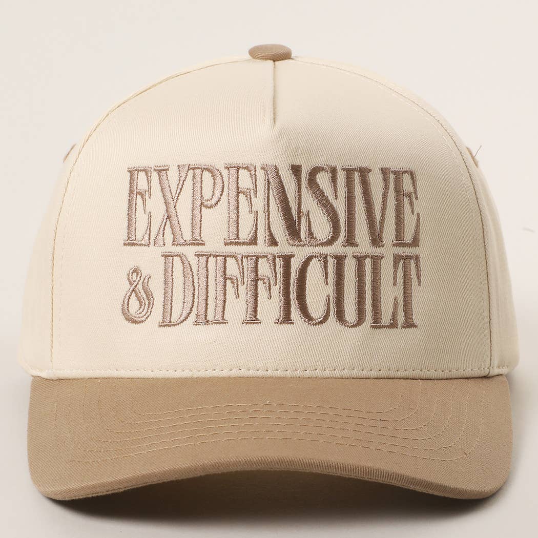 Fashion City - EXPENSIVE and DIFFICULT Embroidered Trucker Hat